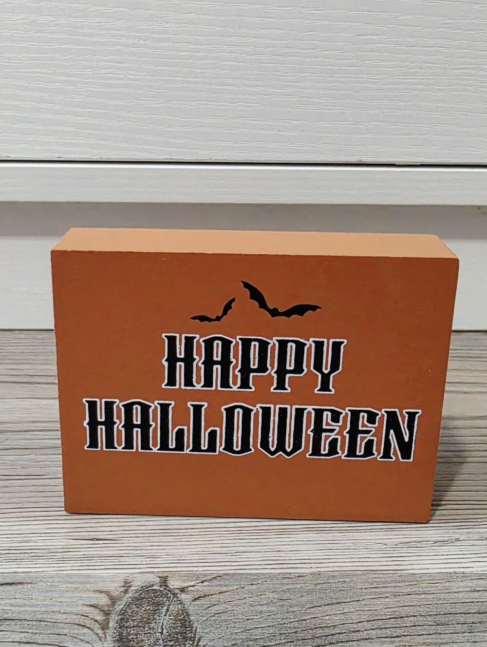 Target Bullseye Playground Halloween 2026 Novelty Wood Sign - Happy Halloween